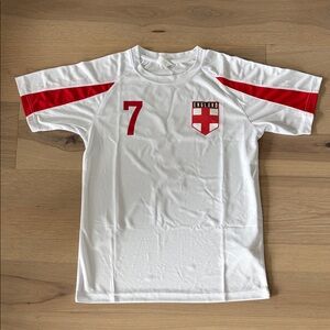 NWOT England “Beckham” Soccer Jersey